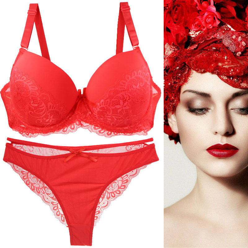 2026 Factory Direct Sales Foreign Trade European and American Lingerie Plus Size Sexy Bra Set Amazon Hot-Selling Dropshipping