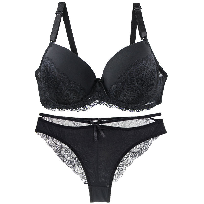 2026 Factory Direct Sales Foreign Trade European and American Lingerie Plus Size Sexy Bra Set Amazon Hot-Selling Dropshipping