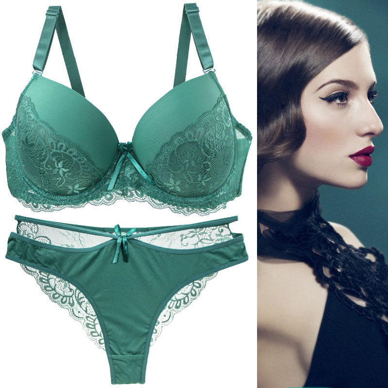 2026 Factory Direct Sales Foreign Trade European and American Lingerie Plus Size Sexy Bra Set Amazon Hot-Selling Dropshipping