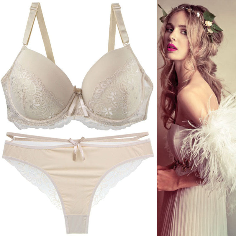 2026 Factory Direct Sales Foreign Trade European and American Lingerie Plus Size Sexy Bra Set Amazon Hot-Selling Dropshipping