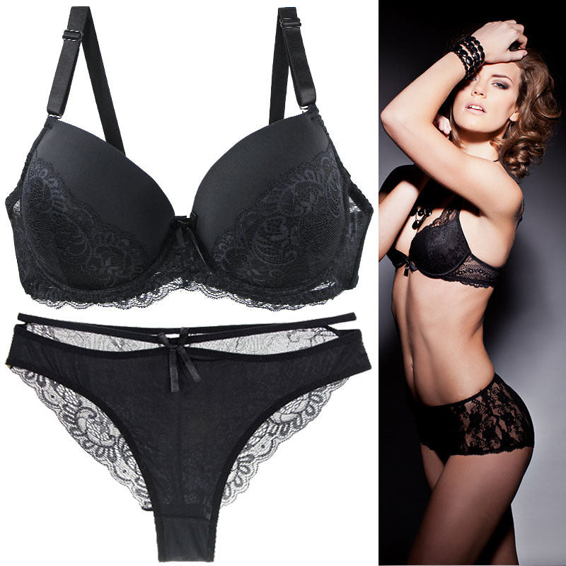 2026 Factory Direct Sales Foreign Trade European and American Lingerie Plus Size Sexy Bra Set Amazon Hot-Selling Dropshipping